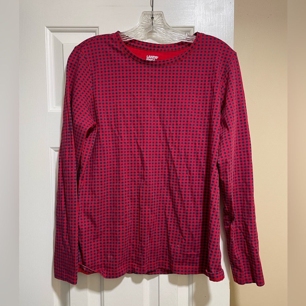 Lands End Womens M Long Sleeve